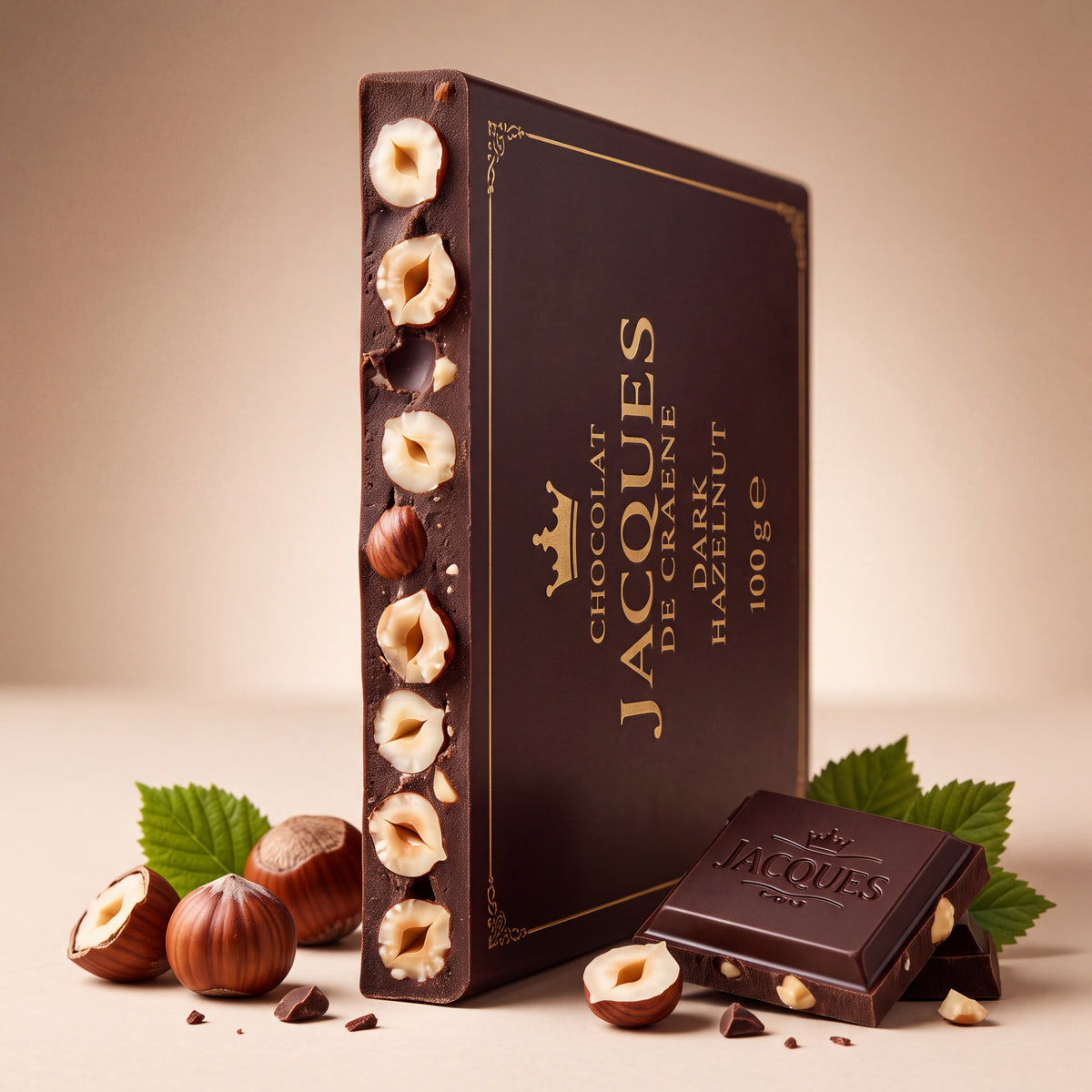 Dark Hazelnut Chocolate – 100g